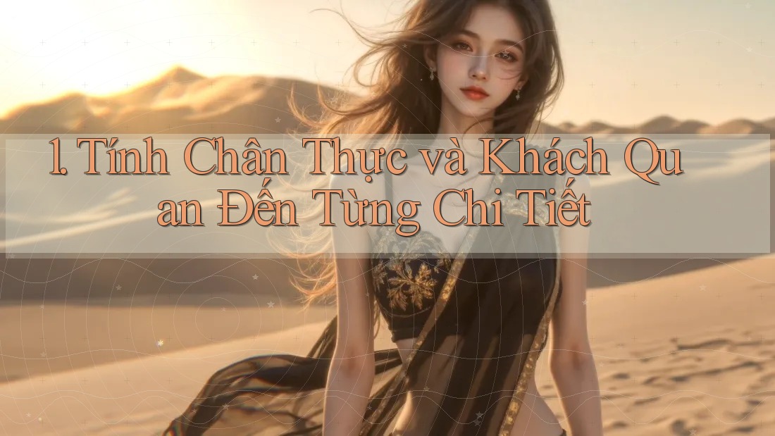 1. Tính Chân Thực và Khách Quan Đến Từng Chi Tiết 1. Tính Chân Thực và Khách Quan Đến Từng Chi Tiết