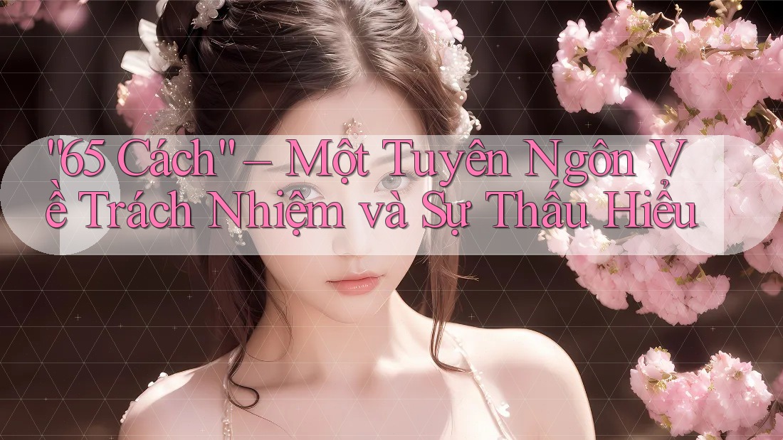 “65 Cách” – Một Tuyên Ngôn Về Trách Nhiệm và Sự Thấu Hiểu