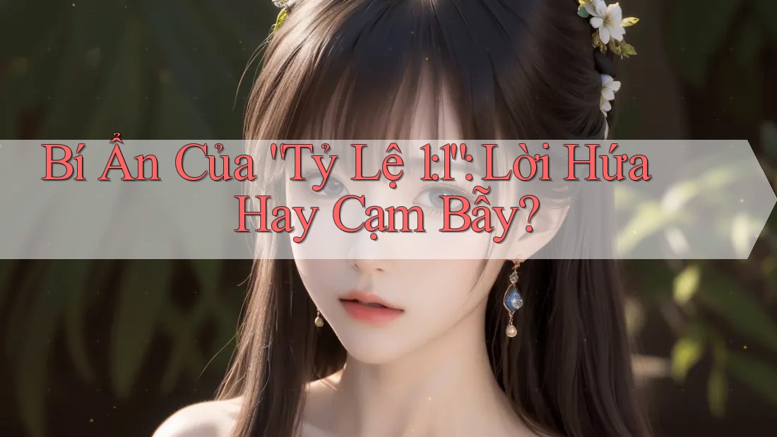 Bí Ẩn Của “Tỷ Lệ 1: 1”: Lời Hứa Hay Cạm Bẫy? Bí Ẩn Của “Tỷ Lệ 1: 1”: Lời Hứa Hay Cạm Bẫy?