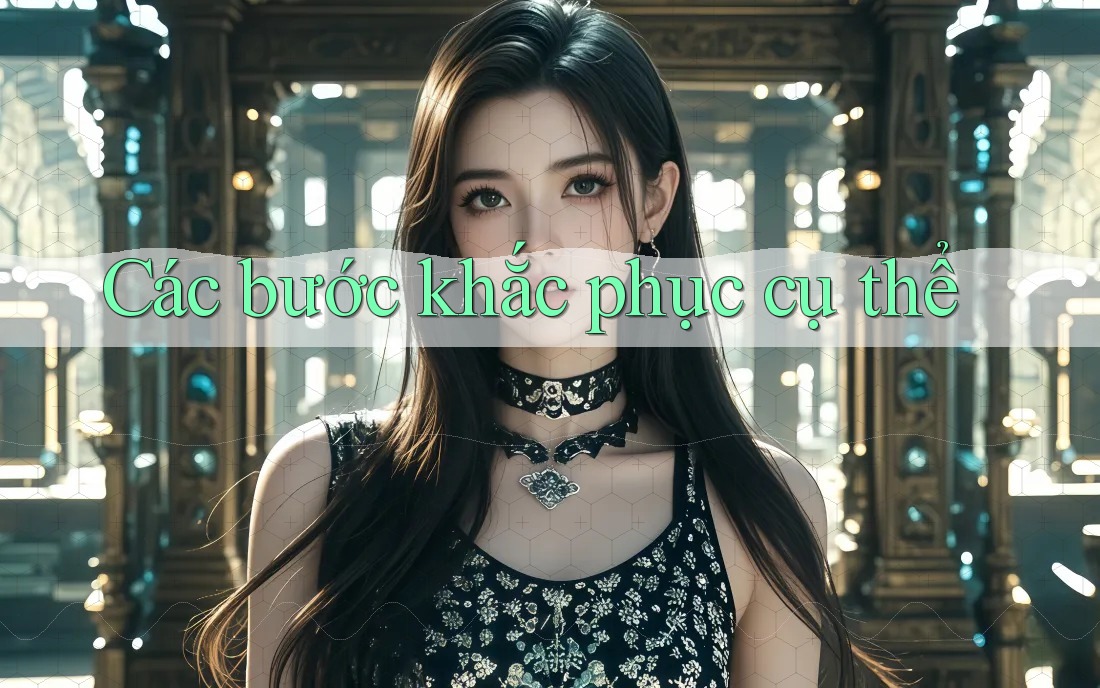 Các Bước Khắc Phục Cụ Thể Các Bước Khắc Phục Cụ Thể