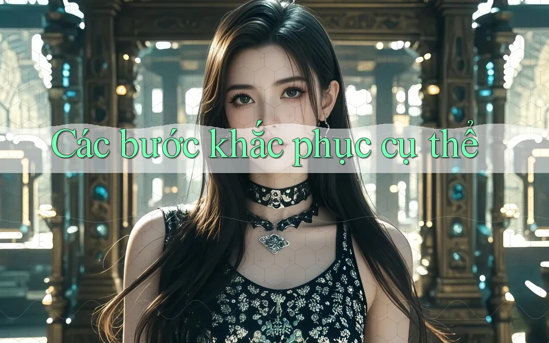 Các Bước Khắc Phục Cụ Thể Các Bước Khắc Phục Cụ Thể
