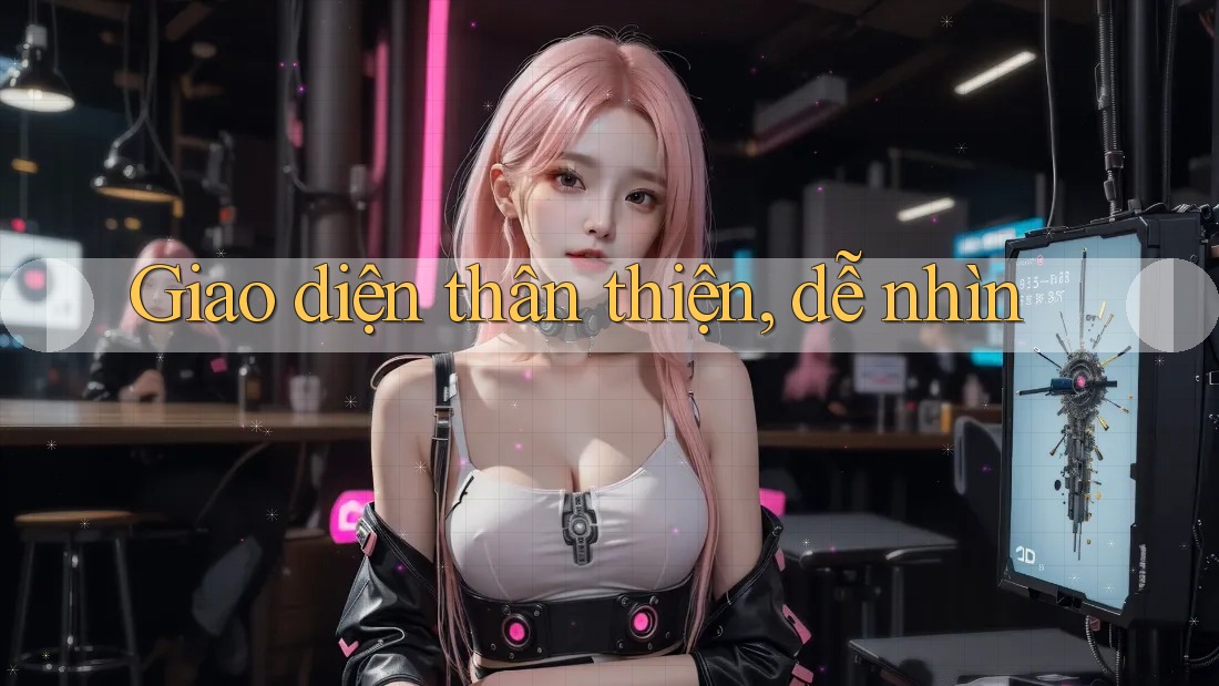 Giao diện thân thiện, dễ nhìn
