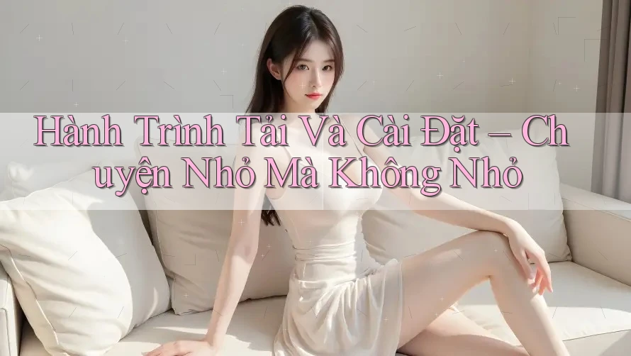 Hành Trình Tải Và Cài Đặt – Chuyện Nhỏ Mà Không Nhỏ Hành Trình Tải Và Cài Đặt – Chuyện Nhỏ Mà Không Nhỏ
