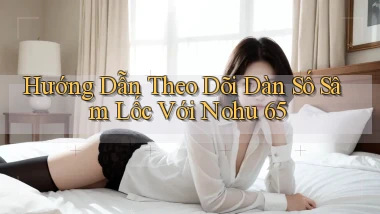 hướng dẫn theo dõi dàn số sâm lốc với nohu 65