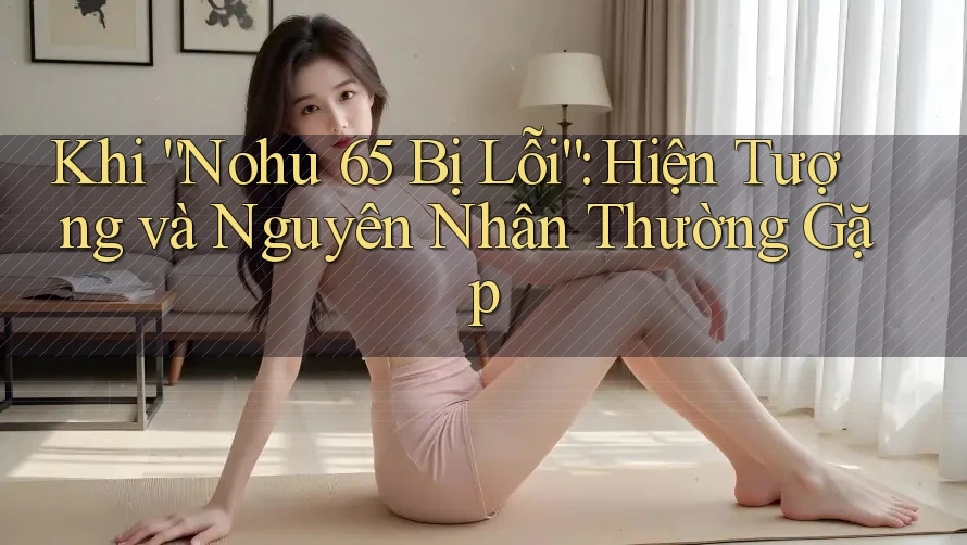 Khi “Nohu 65 Bị Lỗi”: Hiện Tượng và Nguyên Nhân Thường Gặp