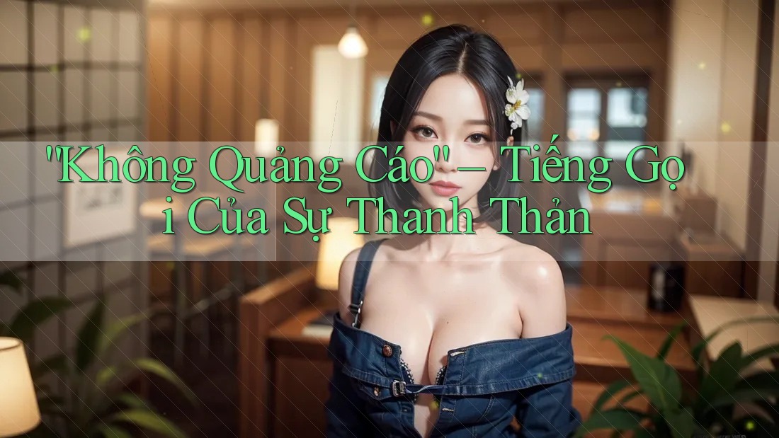 “Không Quảng Cáo” – Tiếng Gọi Của Sự Thanh Thản “Không Quảng Cáo” – Tiếng Gọi Của Sự Thanh Thản