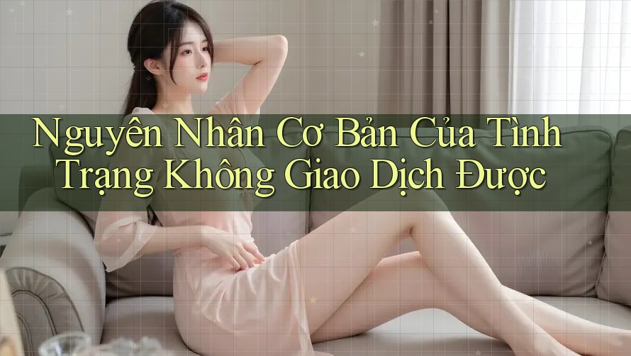 Nguyên Nhân Cơ Bản Của Tình Trạng Không Giao Dịch Được Nguyên Nhân Cơ Bản Của Tình Trạng Không Giao Dịch Được