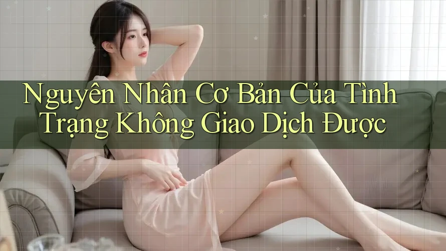Nguyên Nhân Cơ Bản Của Tình Trạng Không Giao Dịch Được Nguyên Nhân Cơ Bản Của Tình Trạng Không Giao Dịch Được