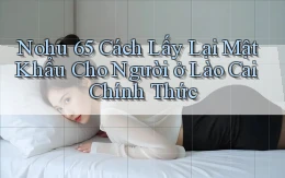 nohu 65 cách lấy lại mật khẩu cho người ở Lào Cai chính thức