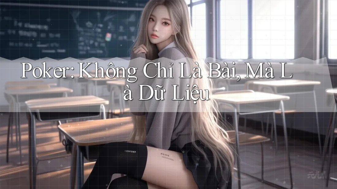 Poker: Không Chỉ Là Bài, Mà Là Dữ Liệu Poker: Không Chỉ Là Bài, Mà Là Dữ Liệu