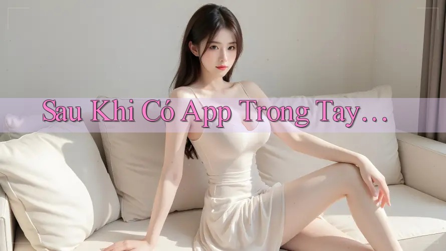 Sau Khi Có App Trong Tay… Sau Khi Có App Trong Tay…