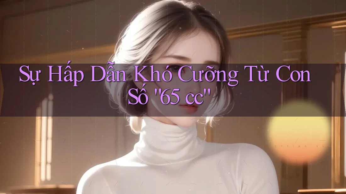 Sự Hấp Dẫn Khó Cưỡng Từ Con Số “65 cc” Sự Hấp Dẫn Khó Cưỡng Từ Con Số “65 cc”