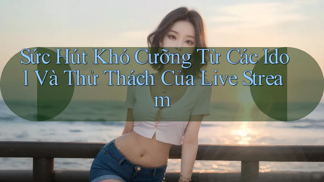 Sức Hút Khó Cưỡng Từ Các Idol Và Thử Thách Của Live Stream Sức Hút Khó Cưỡng Từ Các Idol Và Thử Thách Của Live Stream