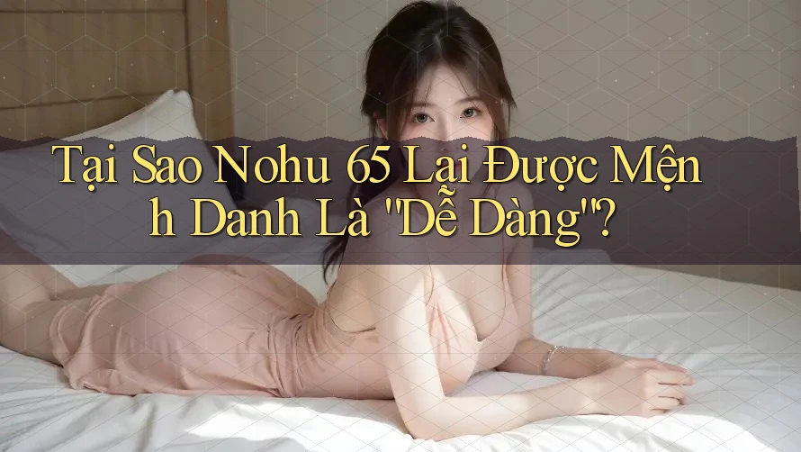 Tại Sao Nohu 65 Lại Được Mệnh Danh Là “Dễ Dàng”?