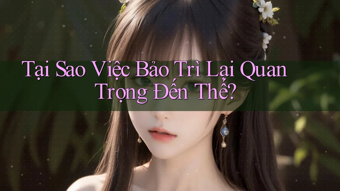 Tại Sao Việc Bảo Trì Lại Quan Trọng Đến Thế? Tại Sao Việc Bảo Trì Lại Quan Trọng Đến Thế?