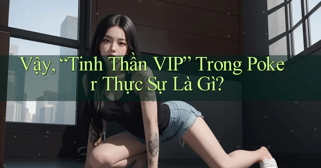 Vậy, “Tinh Thần VIP” Trong Poker Thực Sự Là Gì? Vậy, “Tinh Thần VIP” Trong Poker Thực Sự Là Gì?